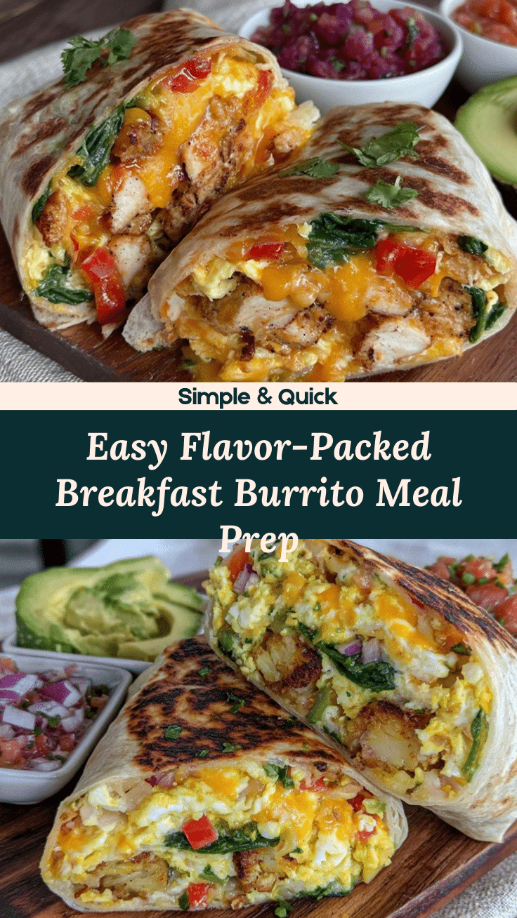 breakfast burrito meal prep recipe