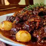 classic Boeuf Bourguignon stew - featured image