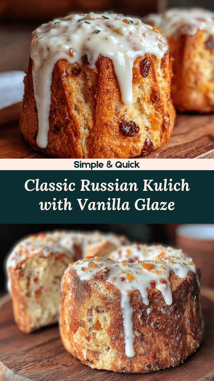 Classic Russian Kulich Easter Bread recipe