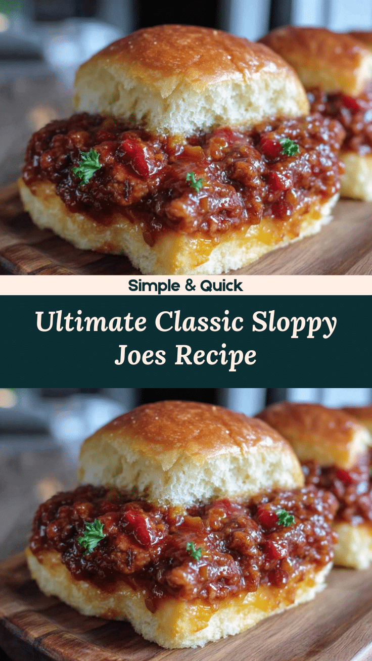 classic sloppy joes recipe recipe