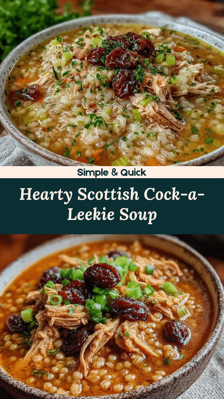 cock-a-leekie soup recipe