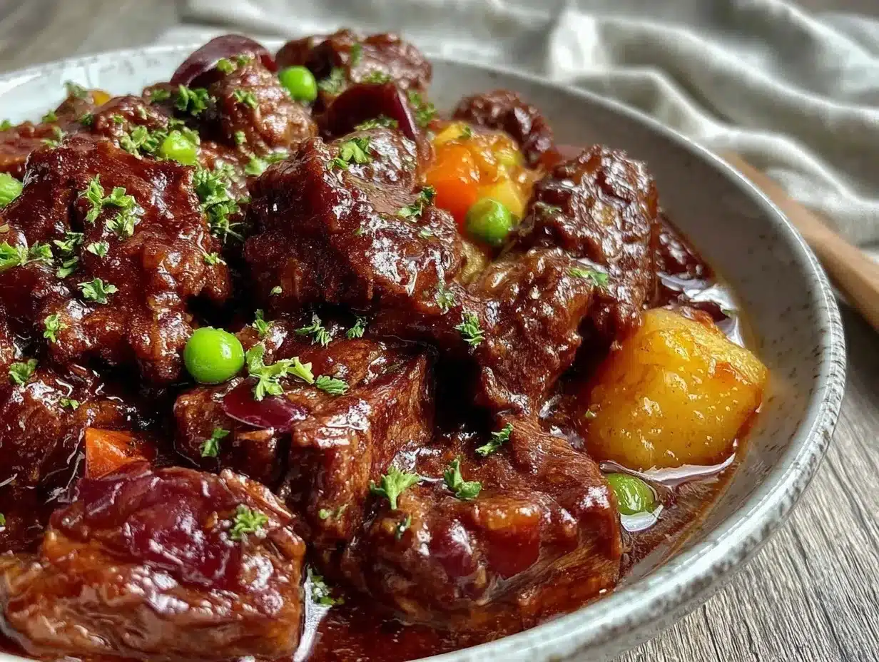 cozy crockpot beef stew preparation steps