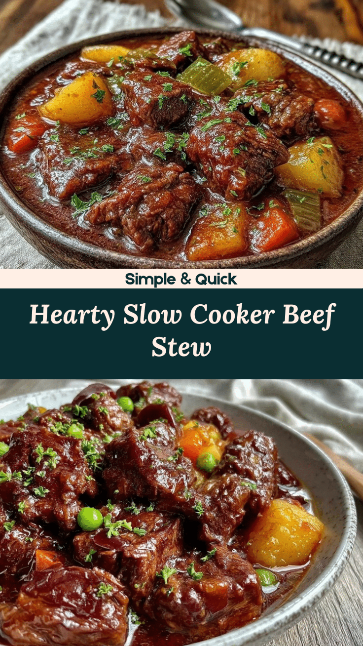 cozy crockpot beef stew recipe