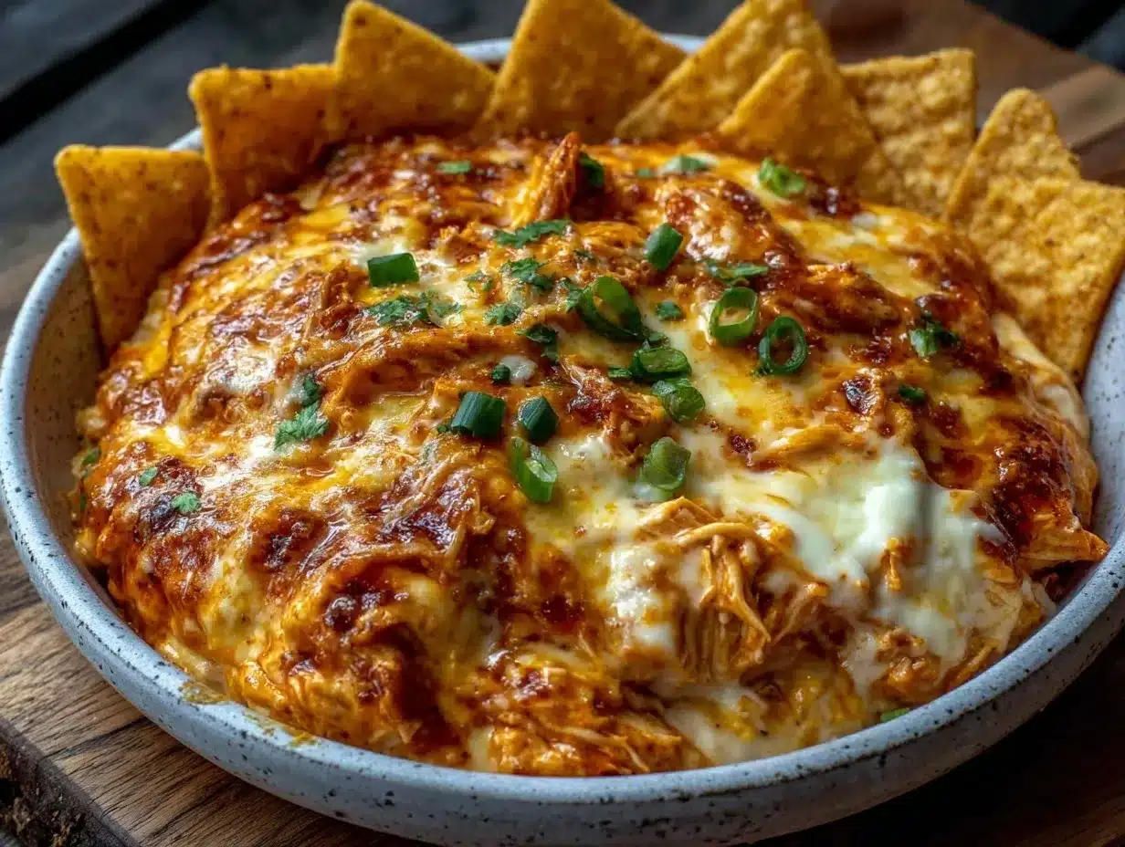creamy buffalo chicken dip preparation steps