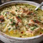 Creamy Greek Lemon Chicken Soup - featured image