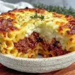 creamy greek pastitsio - featured image