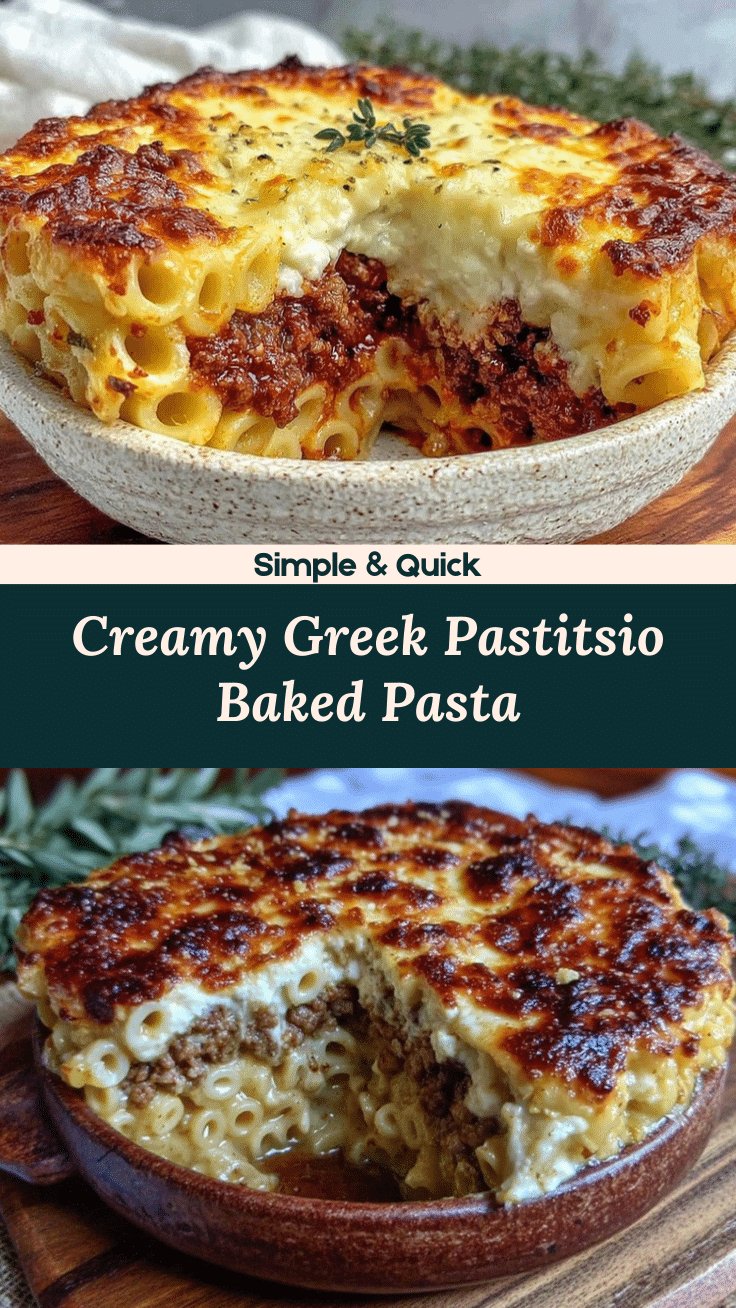 creamy greek pastitsio recipe
