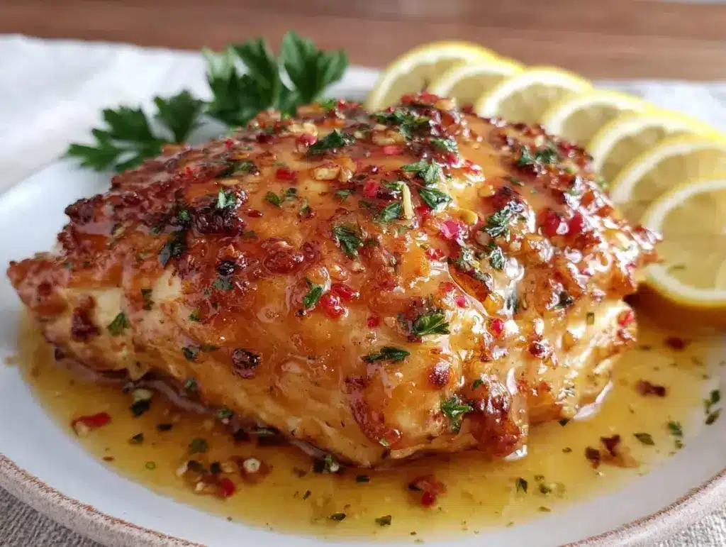 creamy lemon butter chicken - featured image