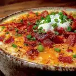 creamy loaded baked potato soup - featured image