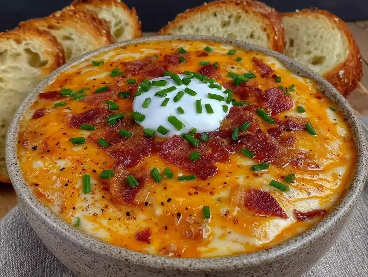 creamy loaded baked potato soup preparation steps