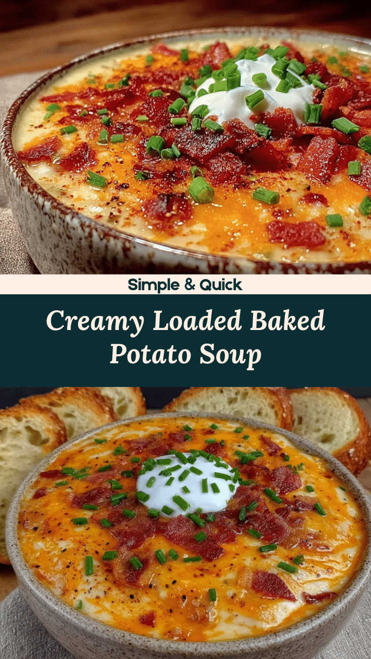 creamy loaded baked potato soup recipe