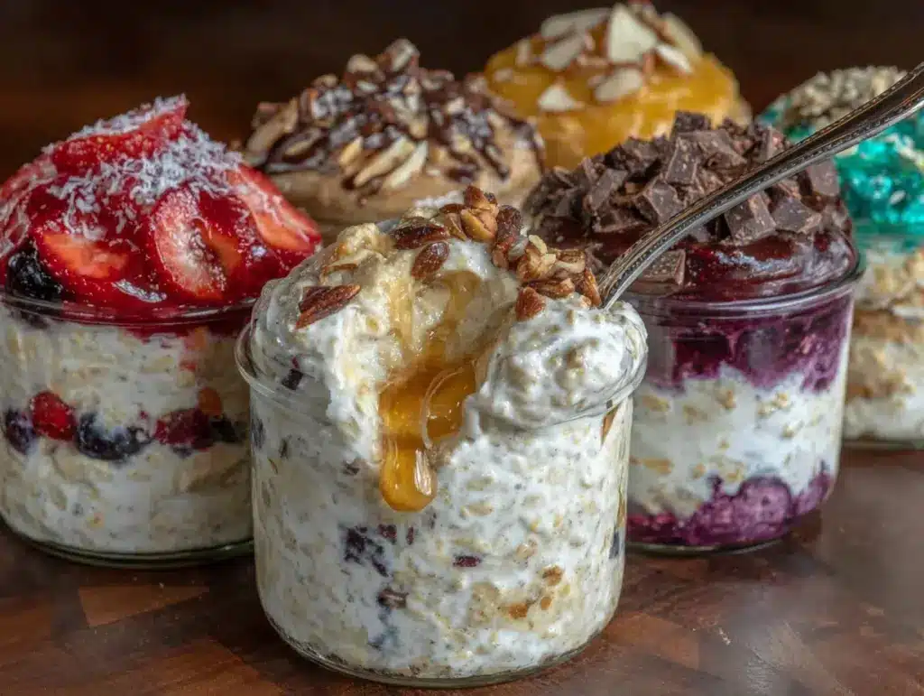 creamy overnight oats recipes - featured image