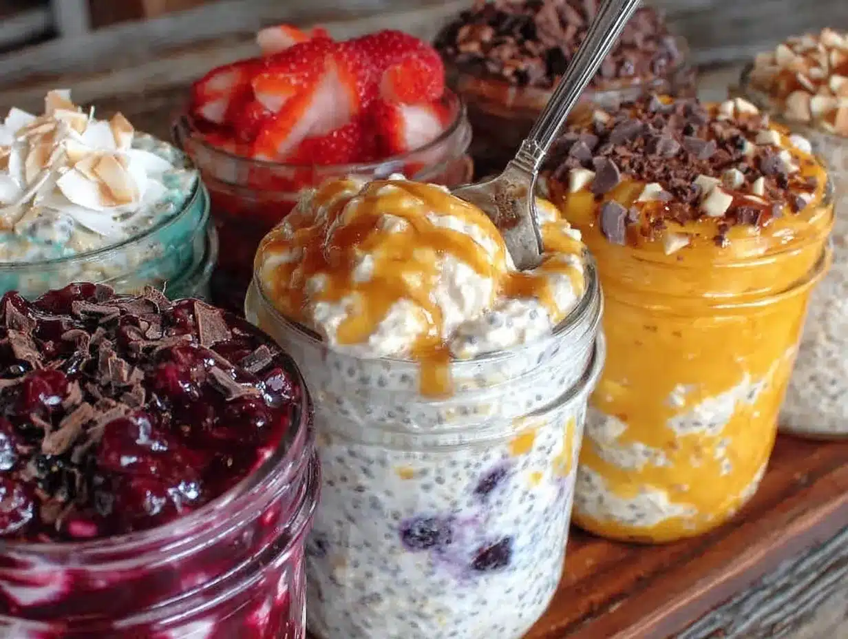 creamy overnight oats recipes preparation steps