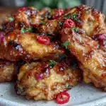 crispy air fryer chicken wings - featured image