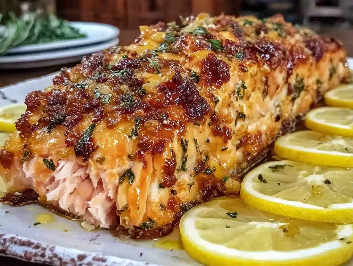 crispy baked lemon herb salmon preparation steps