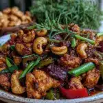 crispy cashew chicken delight - featured image