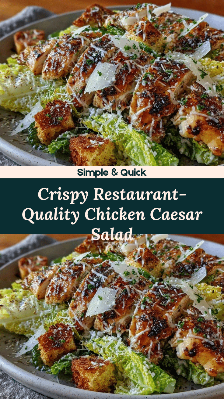 crispy chicken caesar salad recipe