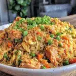 crispy chicken fried rice - featured image