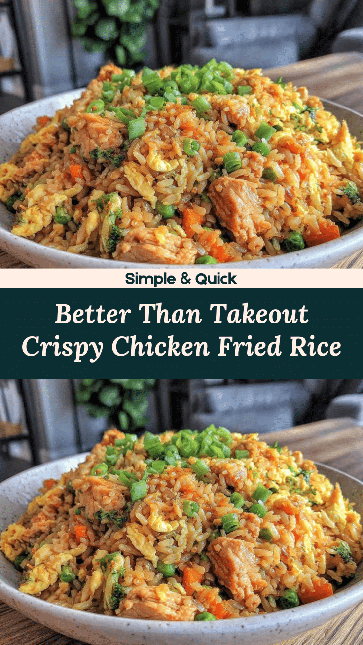 crispy chicken fried rice recipe