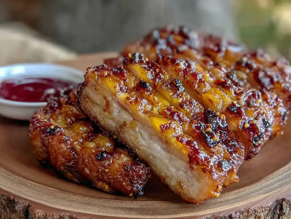 Crispy Filipino Inihaw na Liempo preparation steps