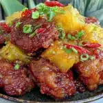 crispy hong kong style sweet and sour pork - featured image