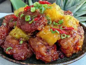crispy hong kong style sweet and sour pork - featured image