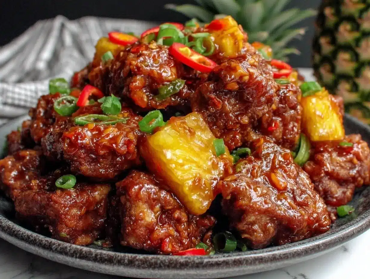 crispy hong kong style sweet and sour pork preparation steps