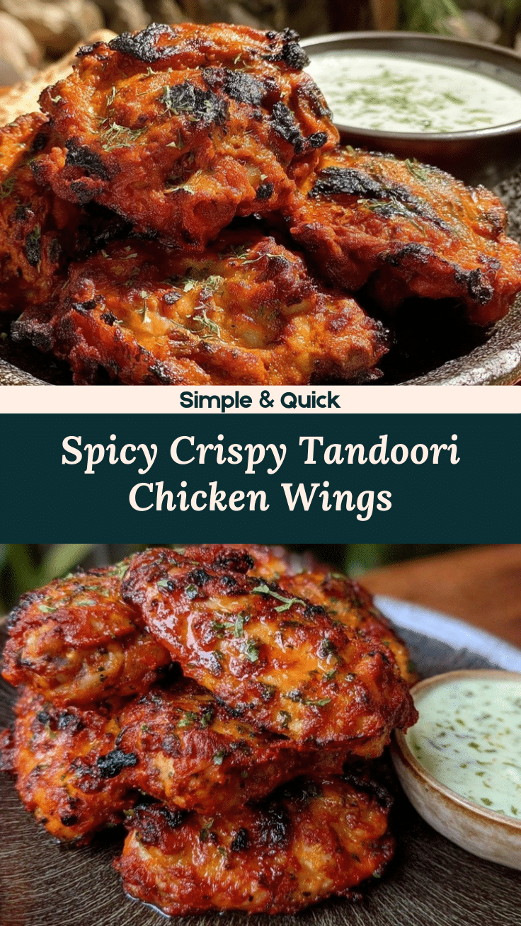crispy indian tandoori chicken wings recipe