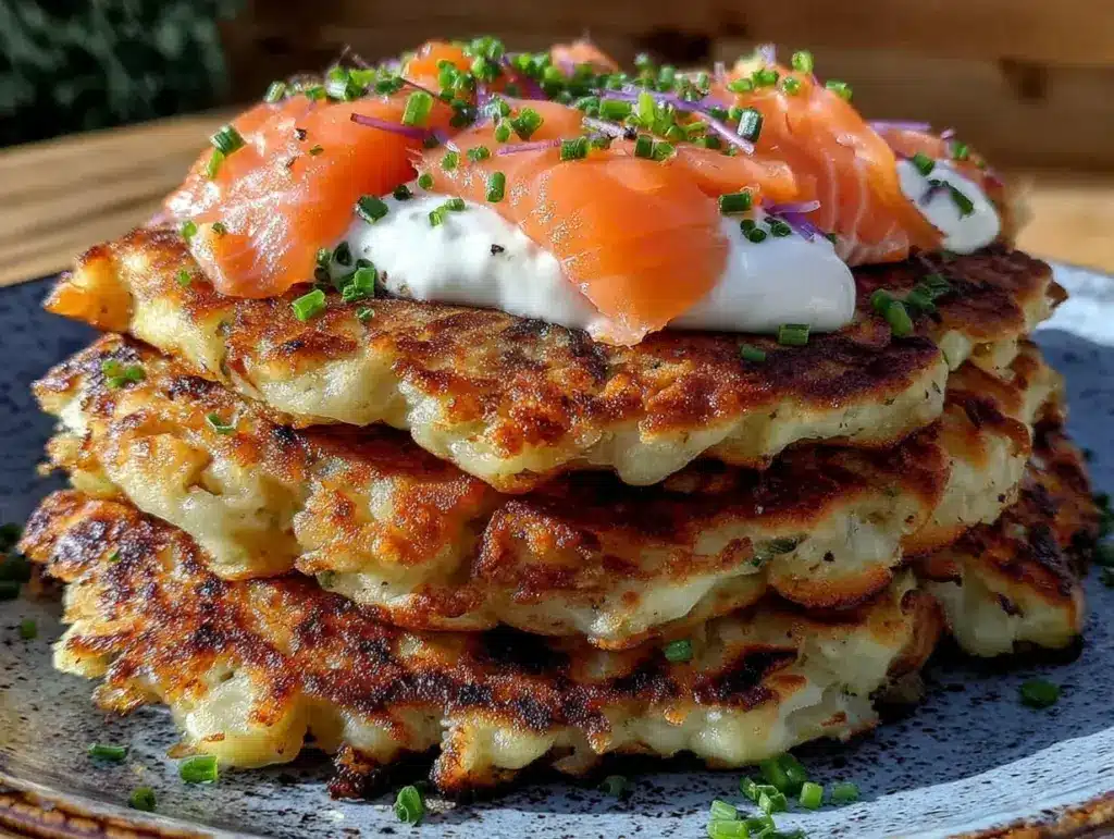 crispy irish boxty potato pancakes - featured image