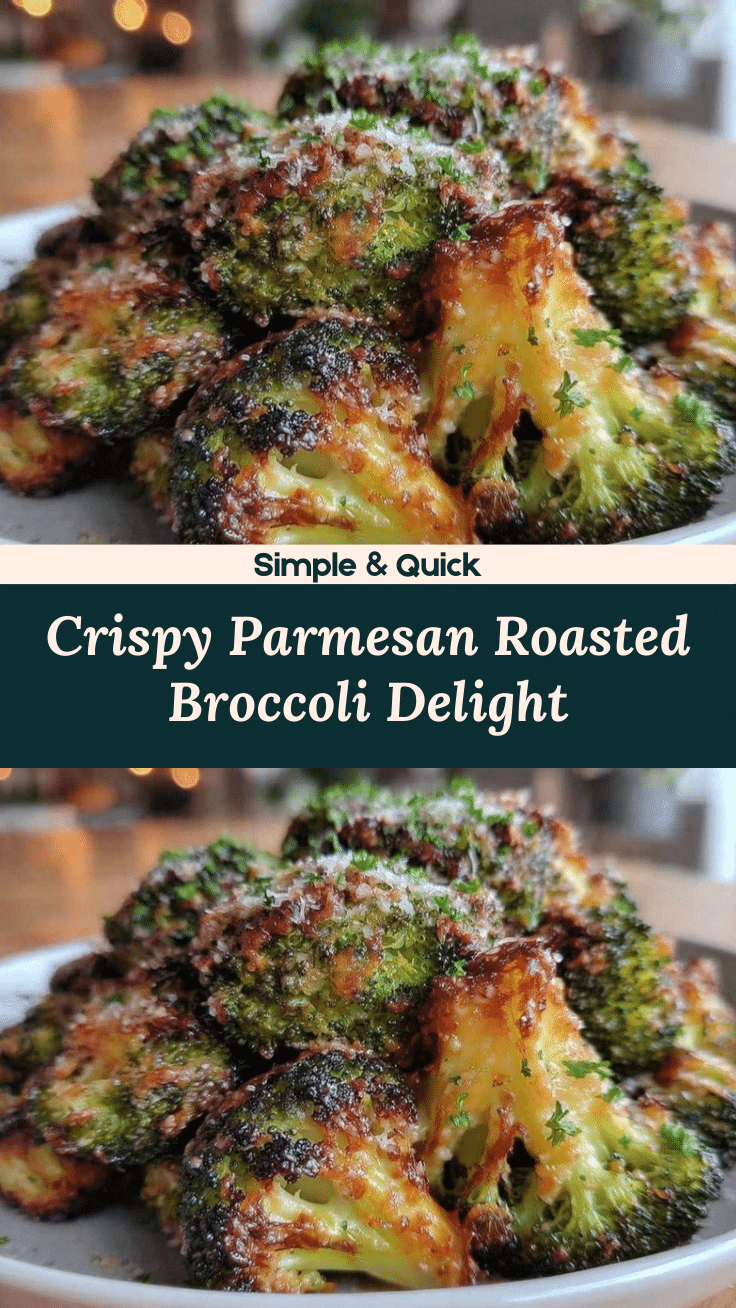 crispy parmesan roasted broccoli recipe