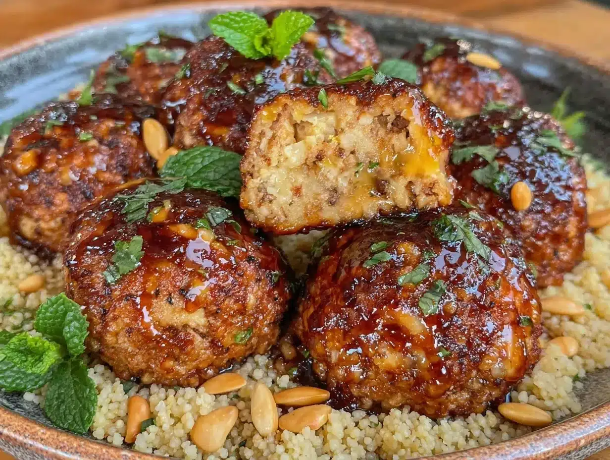 crispy syrian kibbeh meatballs preparation steps