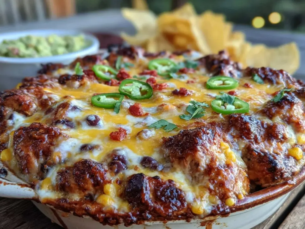 Easy Cheesy Mexican Chicken Casserole - featured image