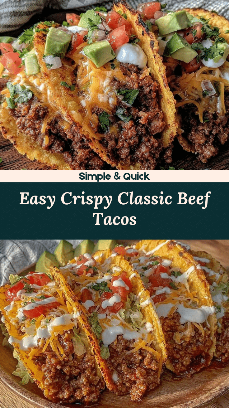 easy crispy classic beef tacos recipe