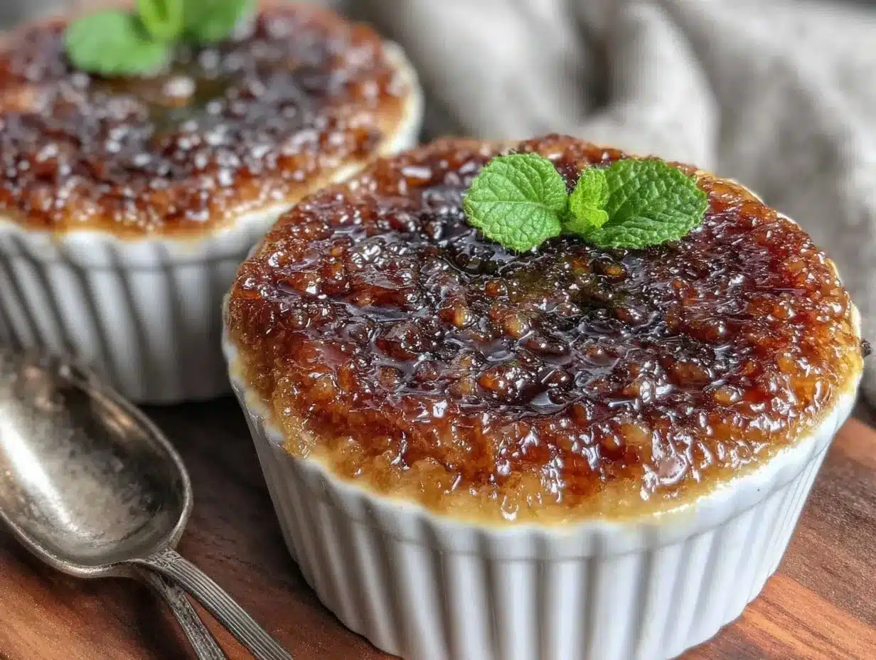 French crème brûlée preparation steps