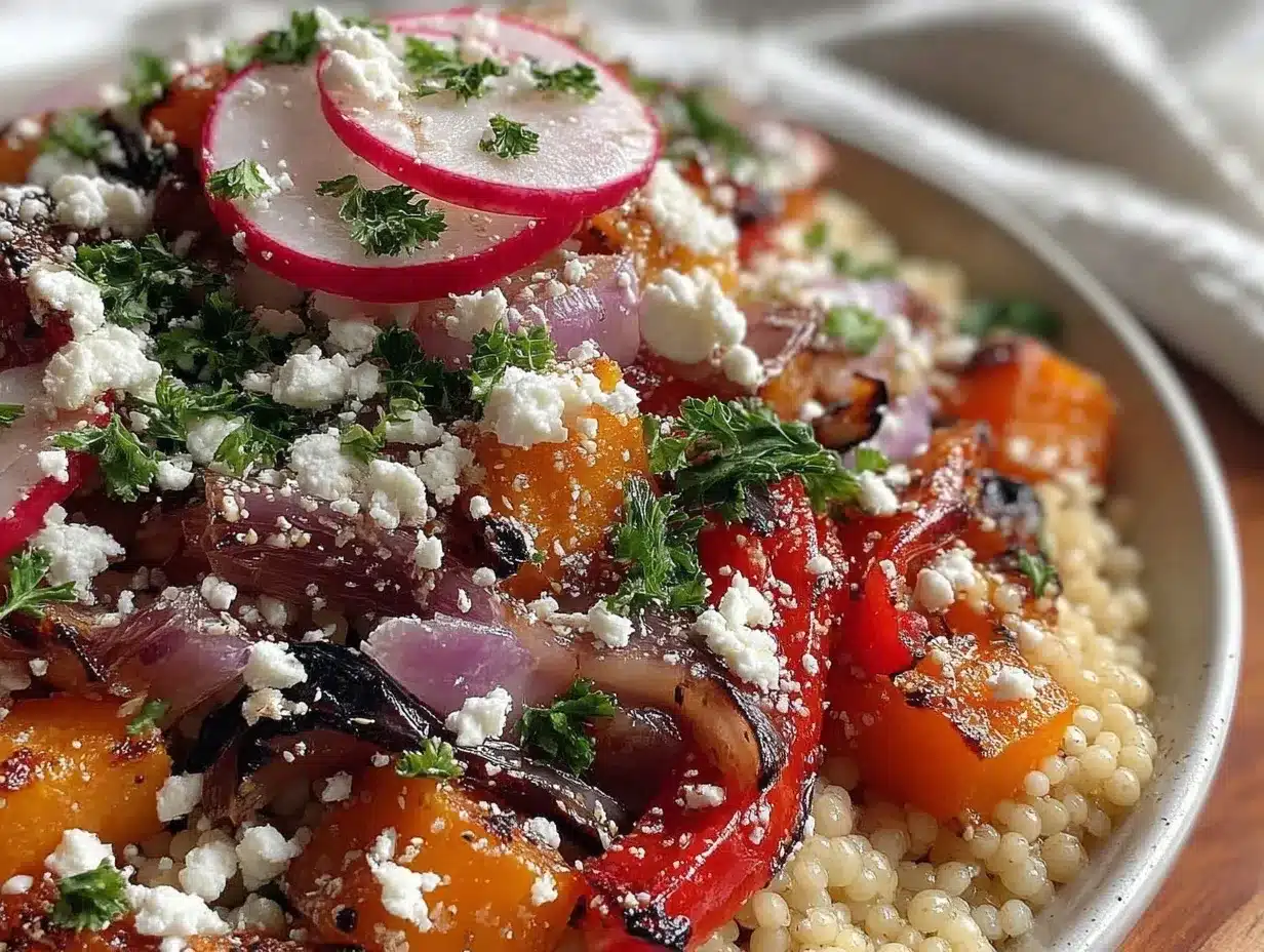 fresh israeli couscous salad preparation steps