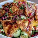 Fresh Lebanese Fattoush Salad - featured image