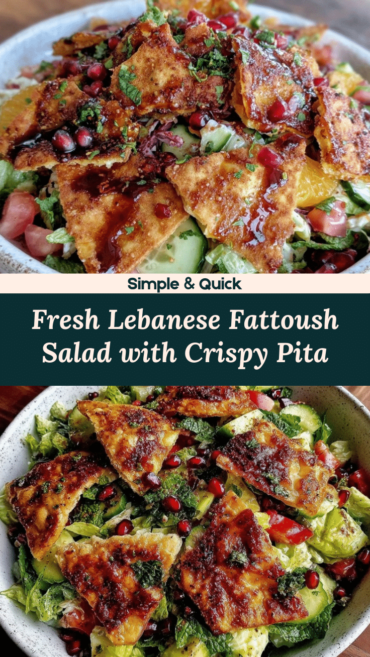 Fresh Lebanese Fattoush Salad recipe