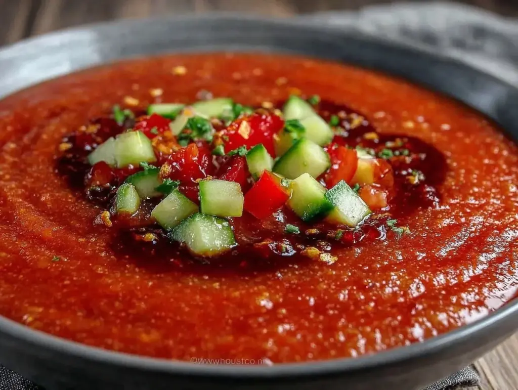 Fresh Spanish Gazpacho Andaluz - featured image
