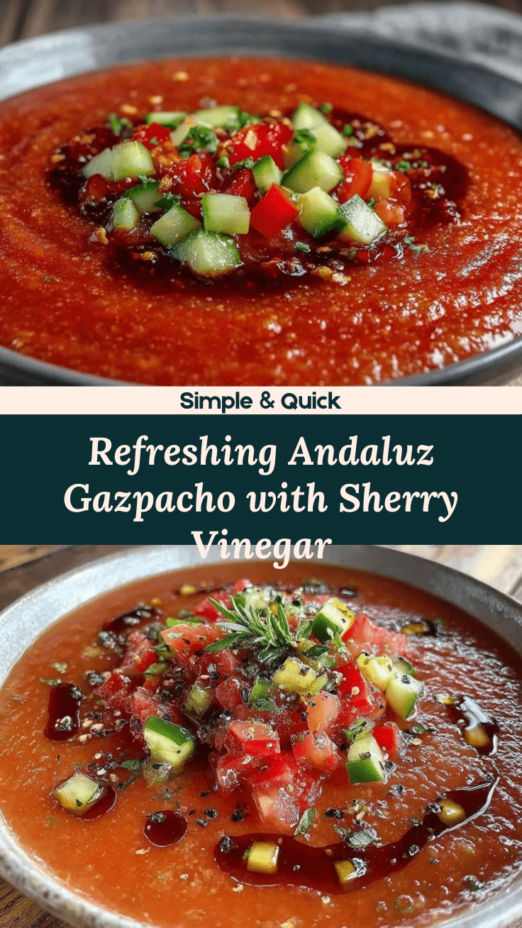 Fresh Spanish Gazpacho Andaluz recipe