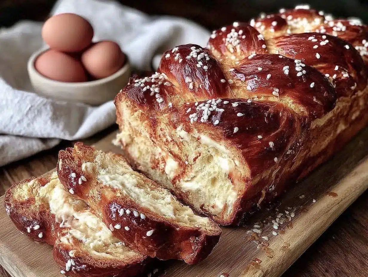 Greek Easter Tsoureki preparation steps