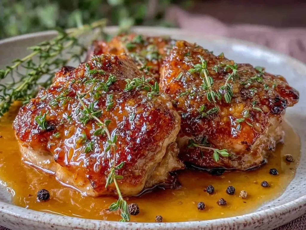 honey balsamic chicken - featured image