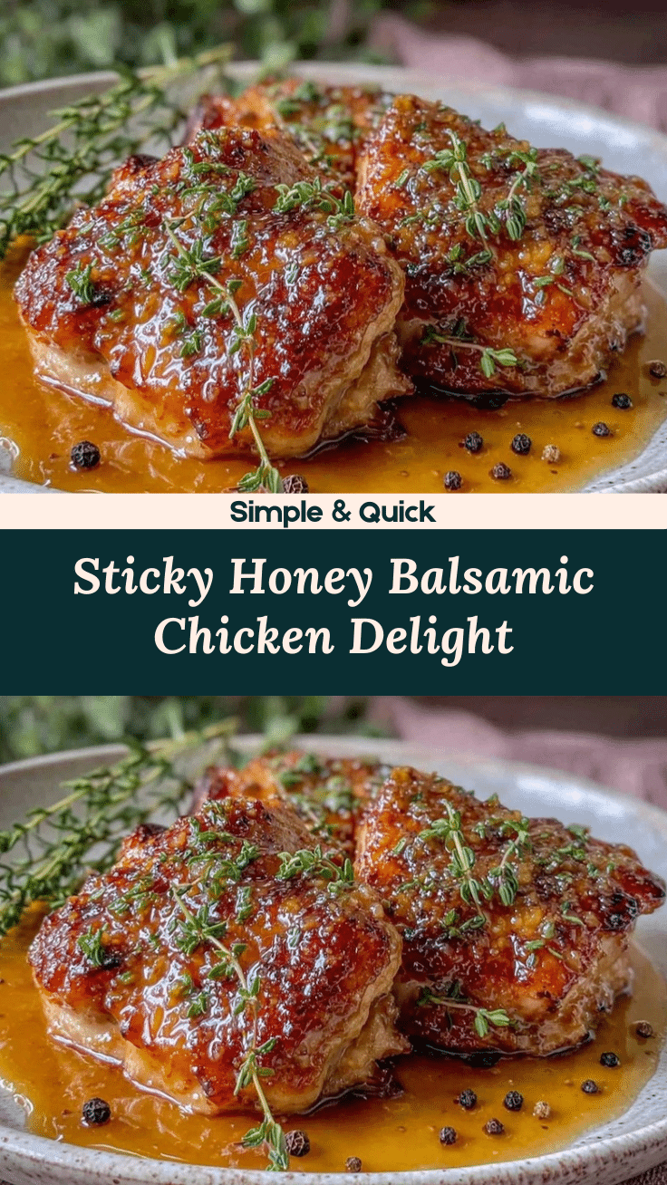 honey balsamic chicken recipe