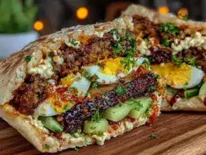Israeli sabich pita recipe - featured image