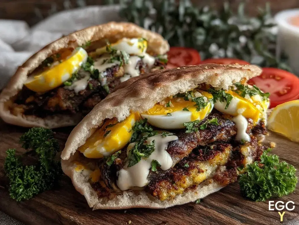 Israeli sabich sandwich - featured image