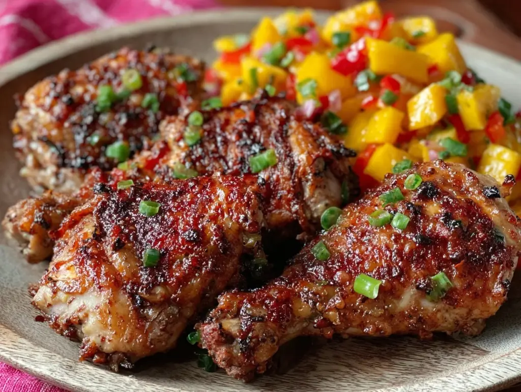 Jamaican jerk chicken drumsticks - featured image