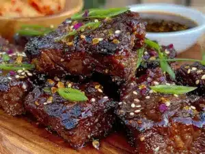 Korean BBQ galbi short ribs - featured image
