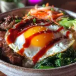 Korean bibimbap bowl - featured image