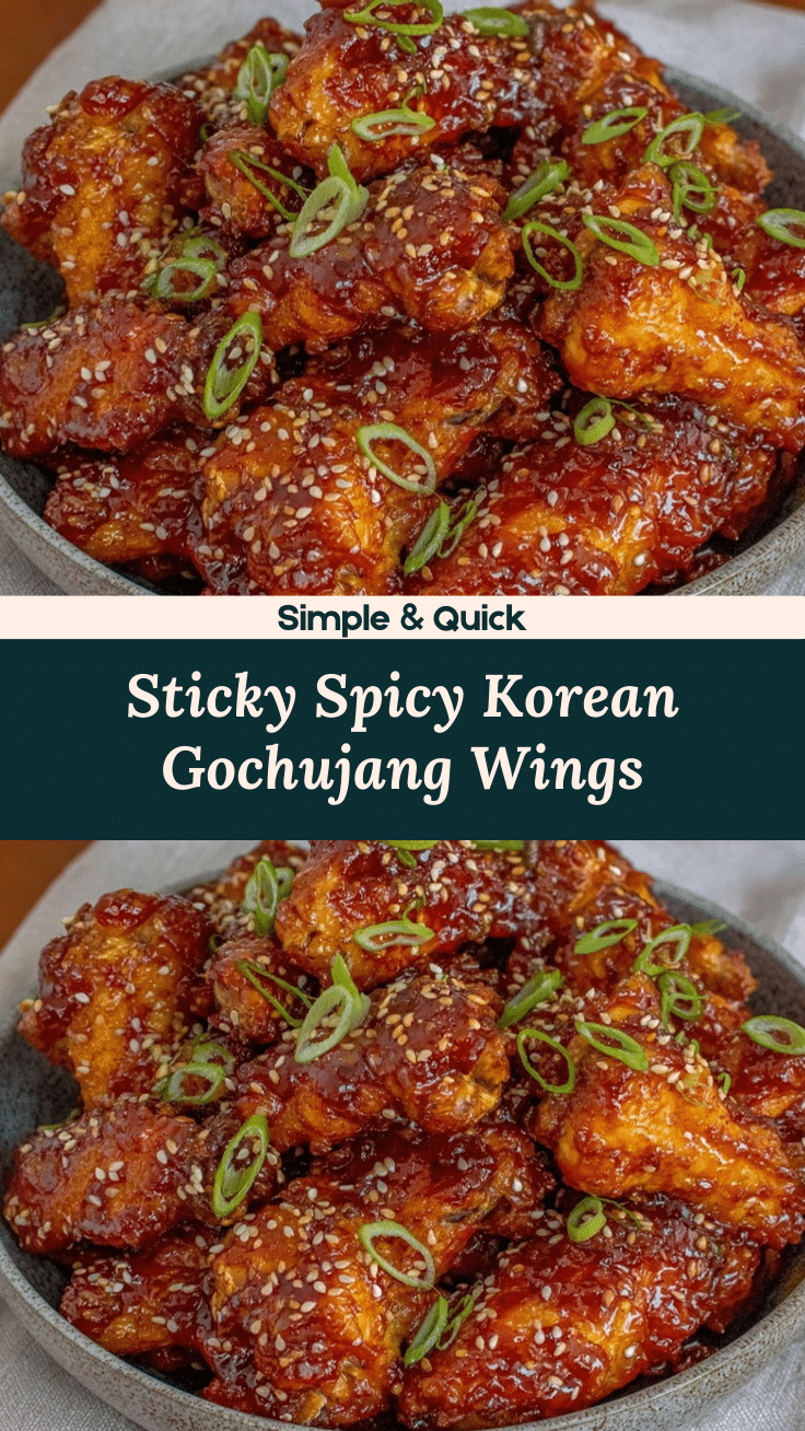 korean gochujang honey wings recipe