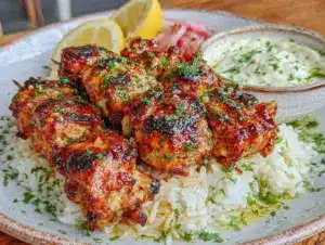 Lebanese shish tawook chicken - featured image