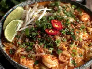 Malaysian Laksa Curry Noodle Soup - featured image